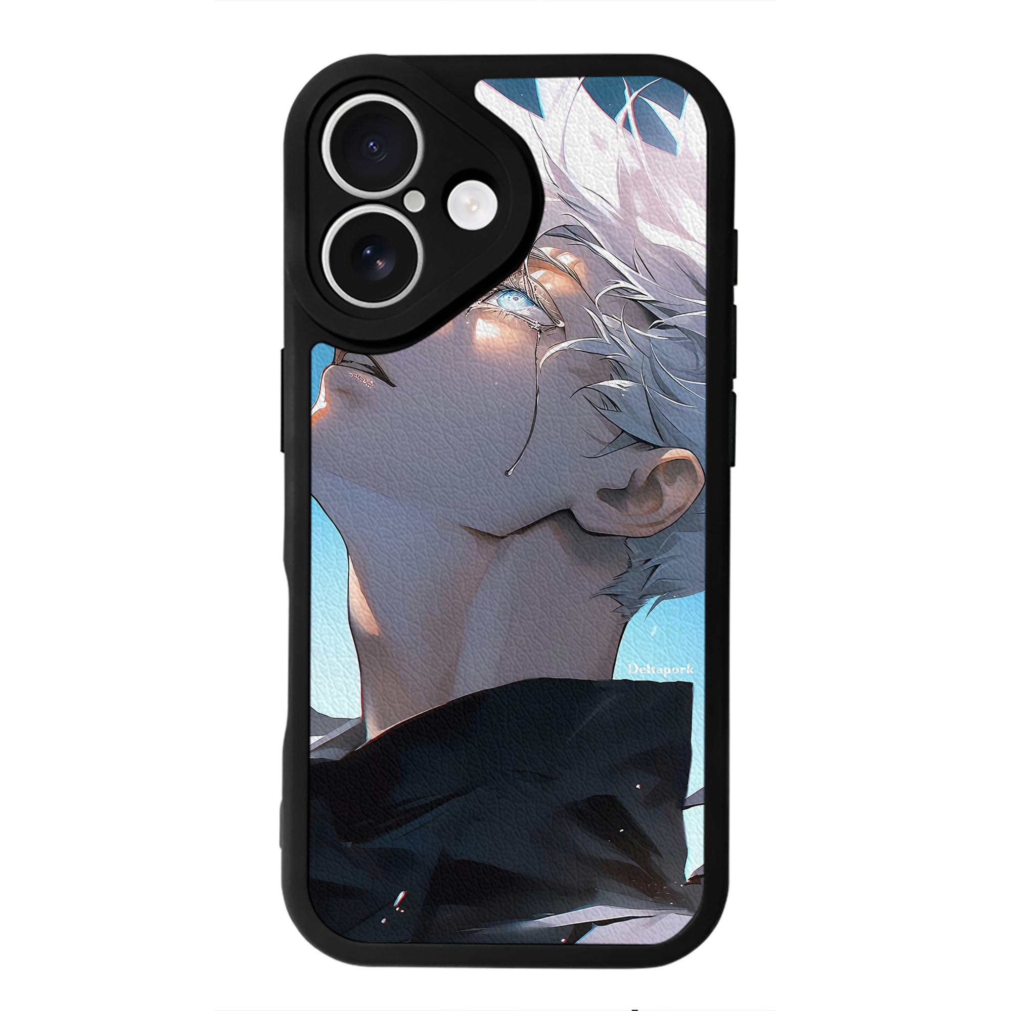 （画像用） 呪術廻戦 Jujutsu Kaisen 【iPhone 16シリーズ対応】シリコンスマホケース（レザー調） 材質：シリコン